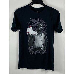 Jordan Michael Jordan A Touch Of Gold Graphic Tee Shirt Black Small F205